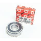 FAG 6304-2RSR-C3 DEEP GROOVE BALL BEARING, 20mm x 52mm x 15mm, FIT C3, DBL SEAL